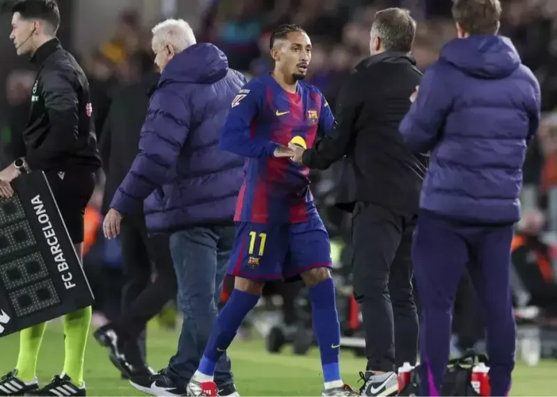 همه خشم رافینیا سر یامال خالی شد