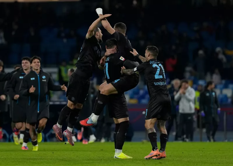 10-9: رستگاری ناپولی در پنالتی‌های مرگ ناگهانی