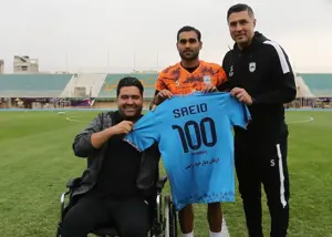 جشن یکصدمین بازی با دلنوشته‌ای خطاب به سرمربی