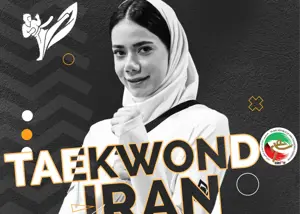 برنز جهانی تکواندو بر گردن دختر 19 ساله ایران