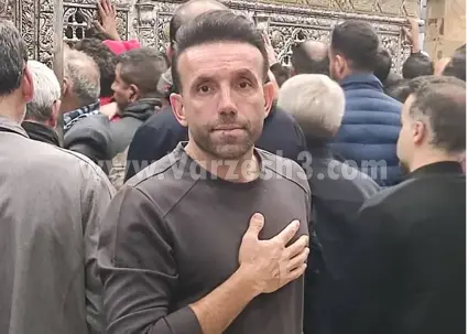 اختصاصی از  داور دربی: زیارت حرم حضرت معصومه (عکس)