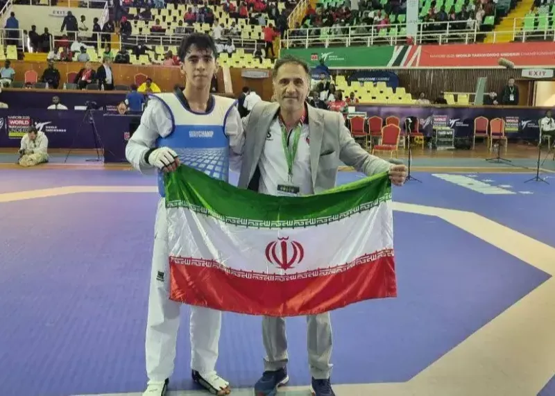 رادین چهارمین طلایی تکواندوی ایران در کنیا