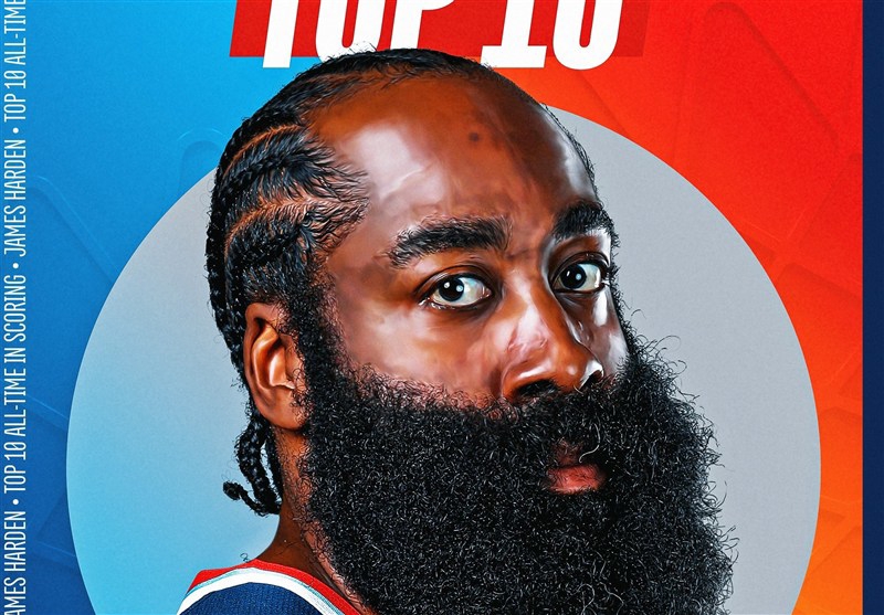 جیمز هاردن وارد جمع 10 گلزن برتر تاریخ NBA شد