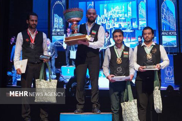 نفرات برتر مسابقات اسنوکر و پاکت بیلیارد کشور