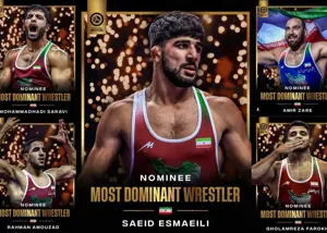 لیست ستاره های کشتی دنیا در تسخیر ایران