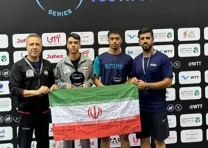 قهرمانی یزدانبخش در رقابتهای تنیس روی میز عربستان
