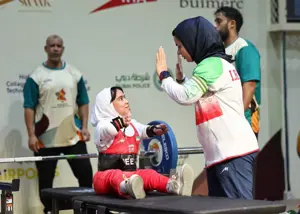 دو طلای اول ایران در دوبی به نام دختران وزنه بردار