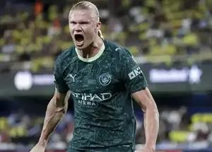 طعنه هالند به کاراگر به خاطر صلاح: پدرم هم میآورم!