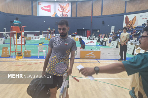 حذف دارابی از مسابقات پارابدمینتون