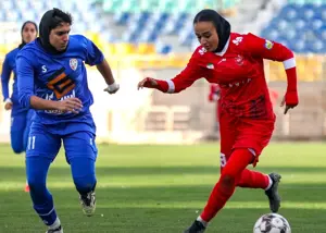 گل مشکوک در بازی زنان پرسپولیس (عکس)