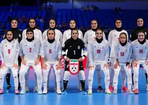 سقوط یک پله‌ای فوتسال زنان ایران