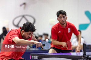 صعود تیم دوبل پاراتنیس روی میز ایران به فینال