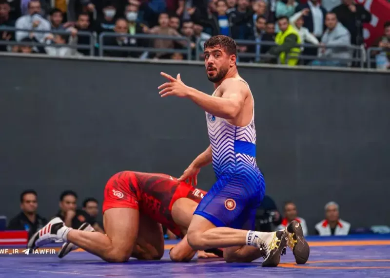 کارشناسی داوری جنجالی ترین صحنه فینال لیگ کشتی