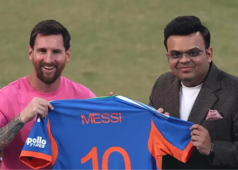 پایان تور جنجالی مسی در هند با کاغذ رنگی