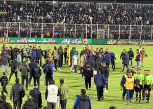 درگیری عجیب ساپینتو و رحمتی بعد از سوت پایان!