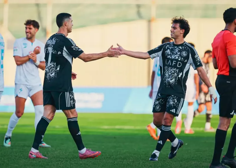 رونالدو و فلیکس گل زدند ولی النصر متوقف شد