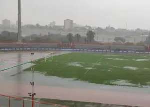 ورزشگاه میزبان استقلال در سیل غرق شد (عکس)
