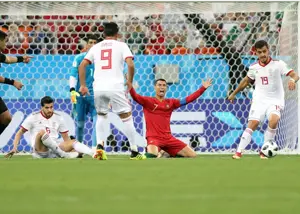 رونالدو ایران را به لس‌انجلس بدرقه می‌کند!