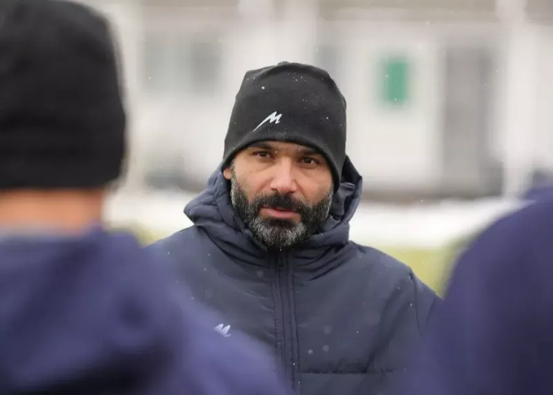 برف‌بازی تیم المپیک در اردوی داخلی