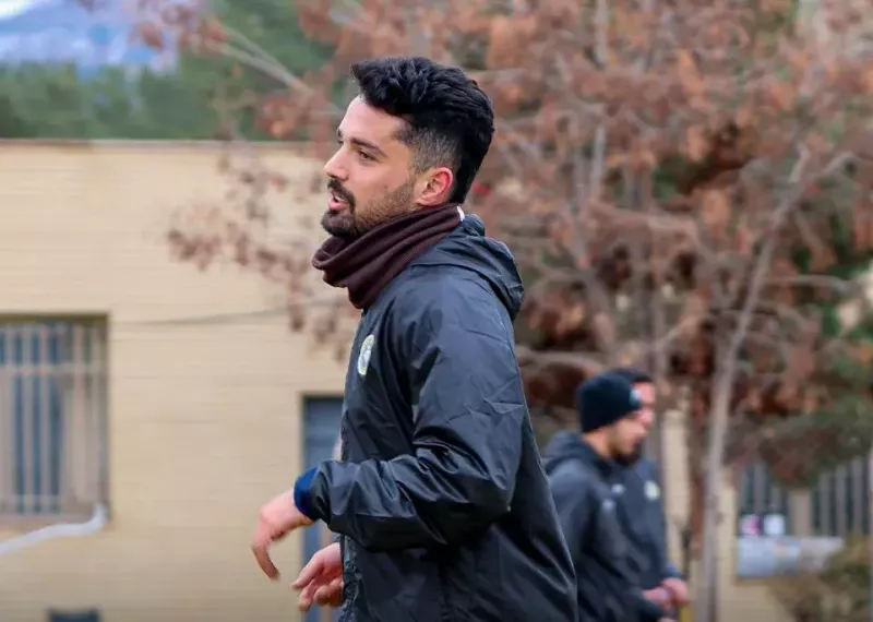 سپاهان در هوای برفی صعود را تمرین کرد (عکس)