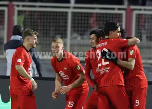 شادی گل استثنایی ترابی در حد چاق سلامتی!