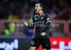 فریاد و مشت فرشاد بعد از مغلوب شدن بیرانوند