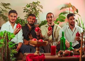 جشن یلدای خیبر پیش از نبرد حذفی با سپاهان (عکس) 