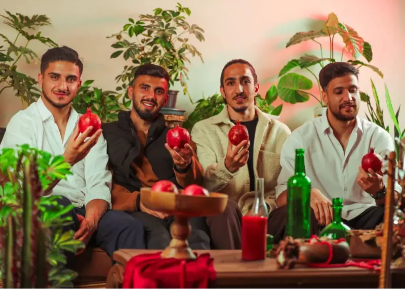 جشن یلدای خیبر پیش از نبرد حذفی با سپاهان (عکس) 