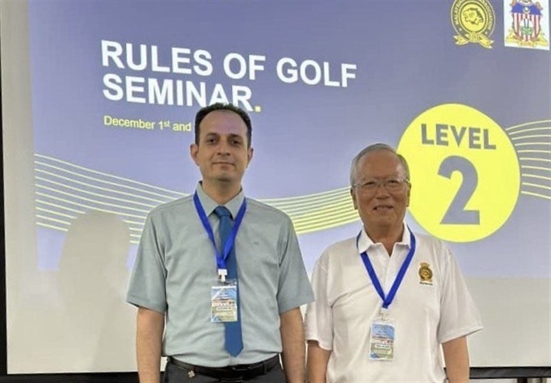 مارشال سوپرلیگ گلف ایران گواهینامه داوری درجه 2 گرفت