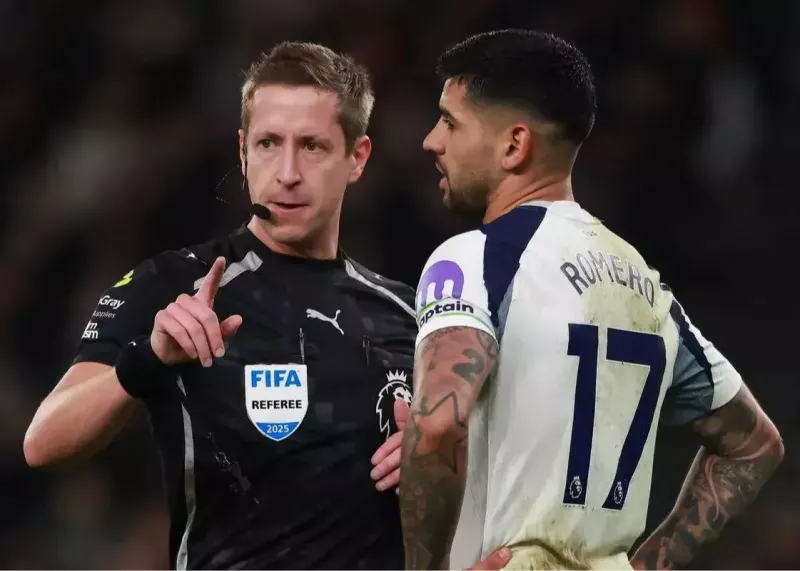 اتهام بدرفتاری با داور به ستاره تاتنهام