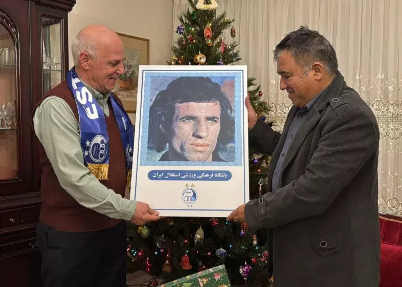 ‏ملاقات تاجرنیا با ستاره دهه پنجاه استقلال!