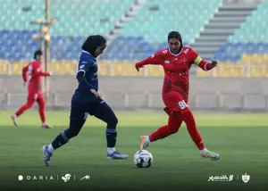 لیگ زنان: باخت پرسپولیس در دل جنگ قهرمانی