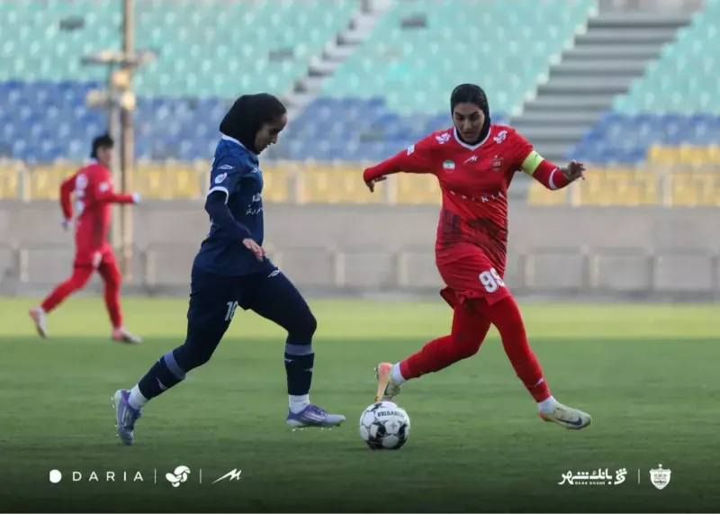 لیگ زنان: باخت پرسپولیس در دل جنگ قهرمانی