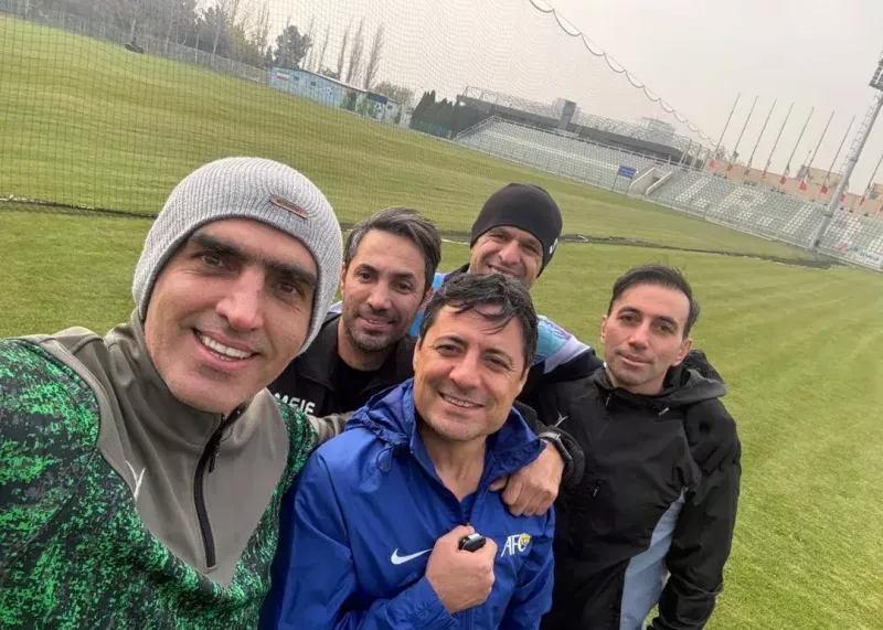 بازگشت فغانی: ملاقات با دوستان و تماشای بازی لیگ