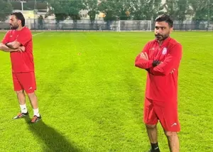 تمرین امیدهای ایران در حضور رکورددار روپایی!(عکس)