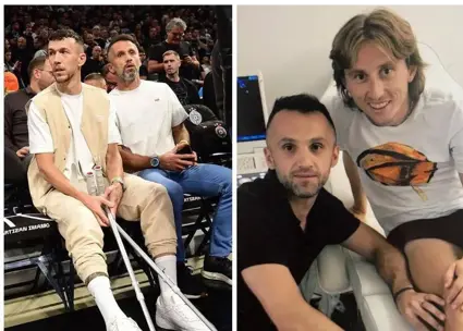 عکس باکیچ کنار بزرگ‌ترین ستاره‌های مصدوم جهان!