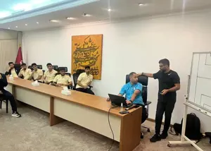 برگزاری جلسه فنی تیم امید در اردوی دبی