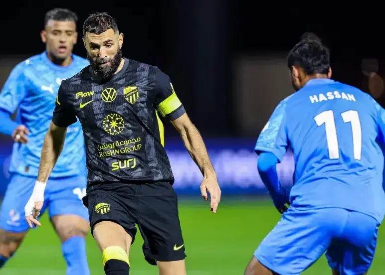 پیروزی حیاتی بنزما و الاتحاد در آخرین بازی سال