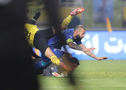 روزبه در نقش هاشمی نسب در دربی! (عکس)