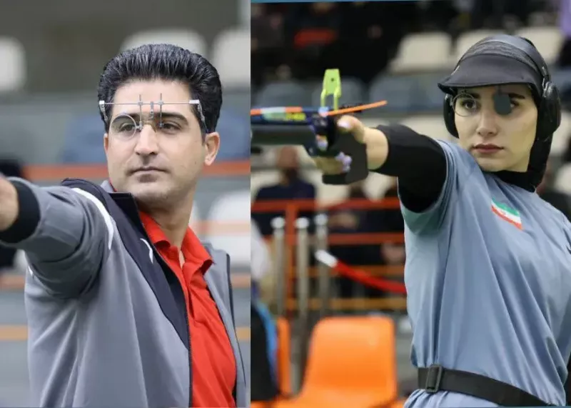 دختر ایرانی در جمع 10 تیرانداز برتر جهان