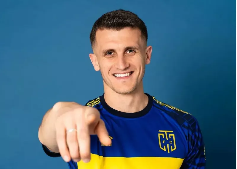 مهاجم سابق ذوب‌آهن در لیگ آفریقا (عکس)