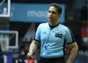 قضاوت داور جنجالی بسکتبال ایران در غرب آسیا