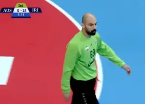 رکورد عجیب دروازه بان ایرانی در آسیا