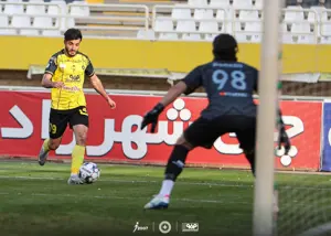 فاصله میلی‌متری لطفی برای گل سپاهان 