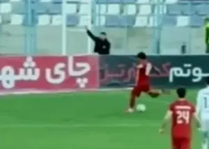 رامین در اولین بازی برای فولاد گل ساخت