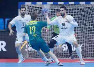 هندبال ایران، استرالیا را دبل کرد