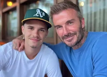 کری‌خوانی داغ بکام با پسر آرسنالی‌اش!