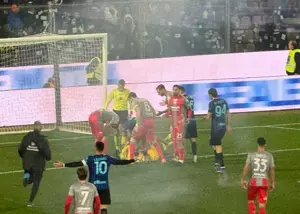 بازداشت هوادار نوجوان اینتر به خاطر پرتاب ترقه