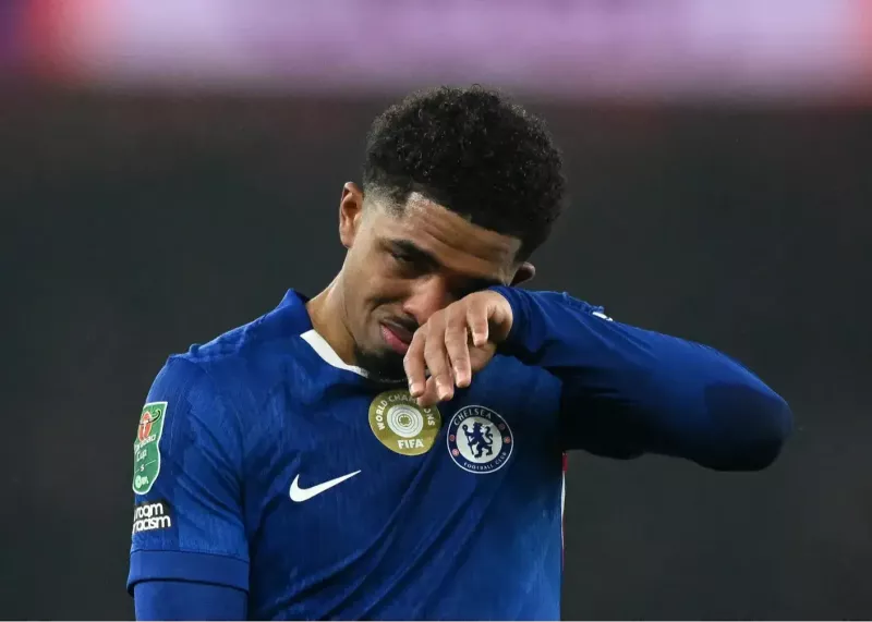 گریه ستاره چلسی پس از حذف مقابل آرسنال