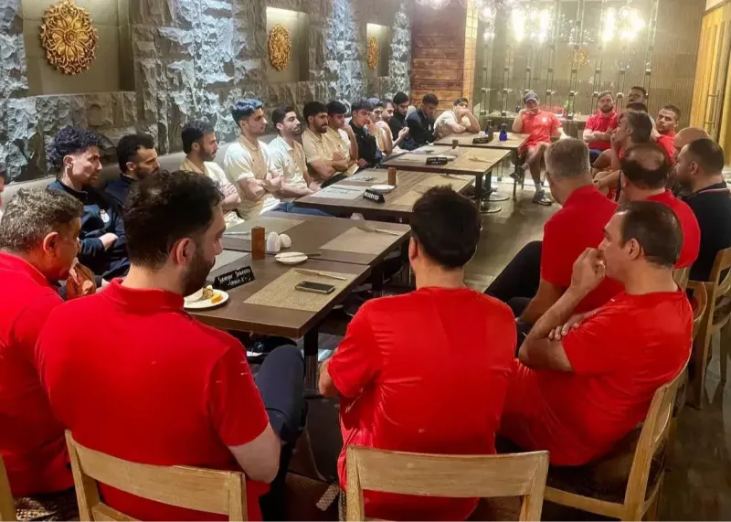 دیدار تاج با ملی‌پوشان فوتسال پیش از نیمه‌نهایی آسیا